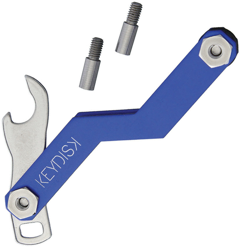 KEYDISK KeyDisk Mini Gun Blue KEYDISK MINI SATIN BLUE