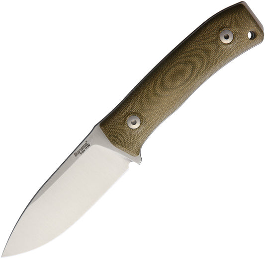 LionSTEEL M4 Fixed Blade Green Canvas M4 CVG