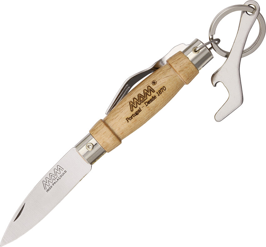 MAM Knife w/Fork & Bottle Opener 2023 SILVER RING W/SKINPACK
