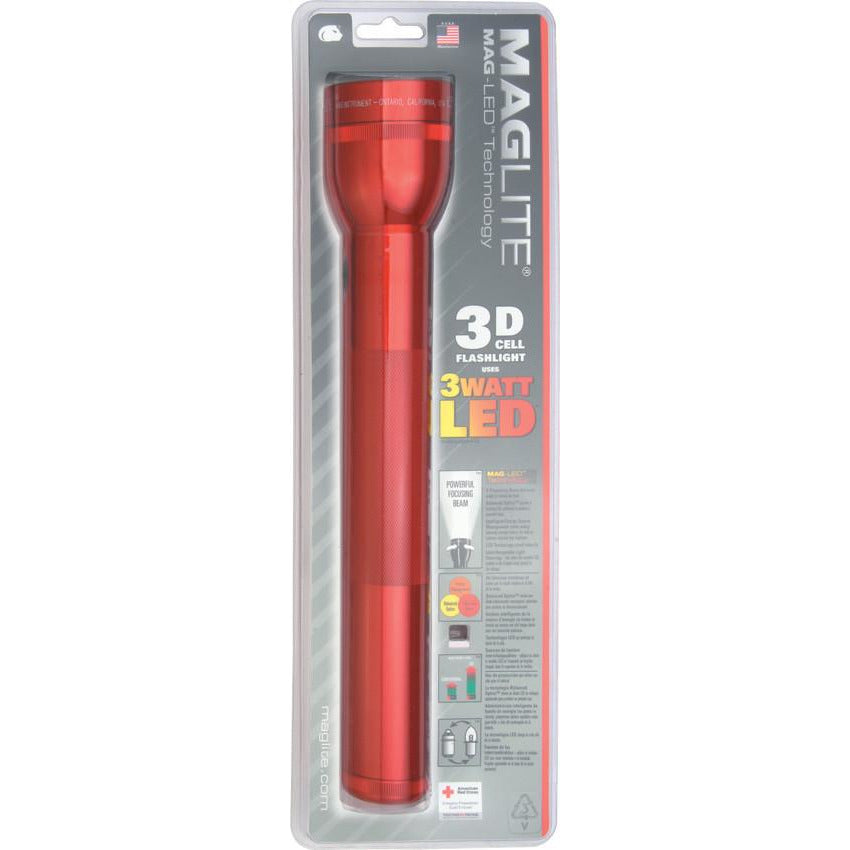Mag-Lite 3D Cell LED Flashlight Red