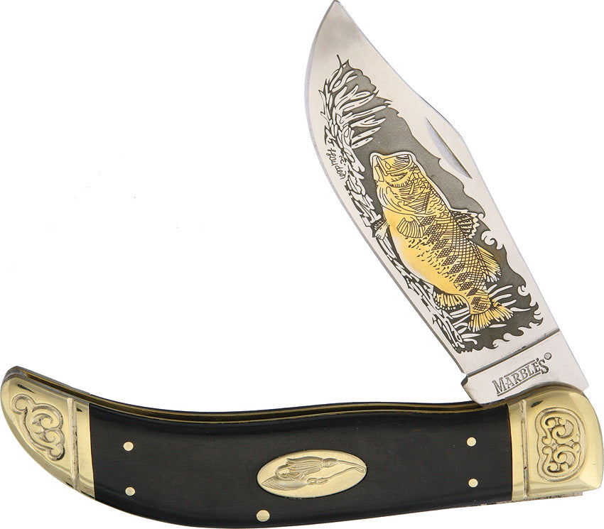 Marbles Clasp Knife Bass 2104GPW-FH