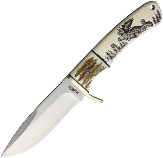 Marbles Fixed Blade Scrimshaw BZ011162