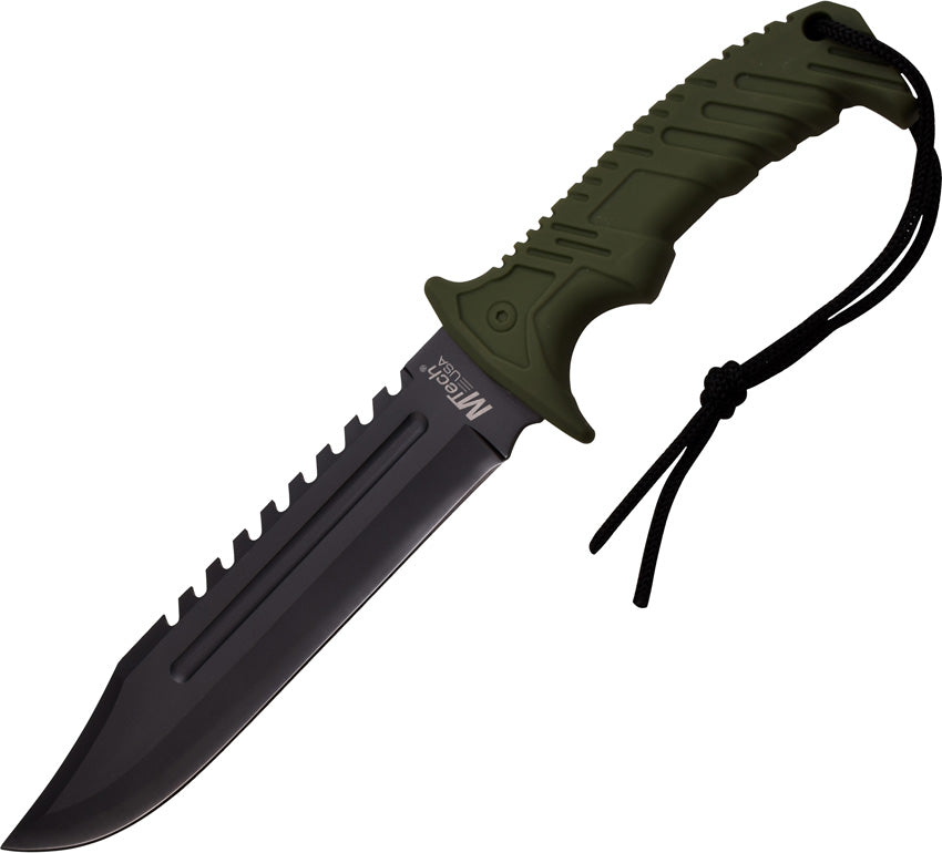 MTech Fixed Blade Army Green MT-20-57GN