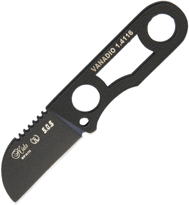 Nieto SOS Fixed Blade Black R-12N