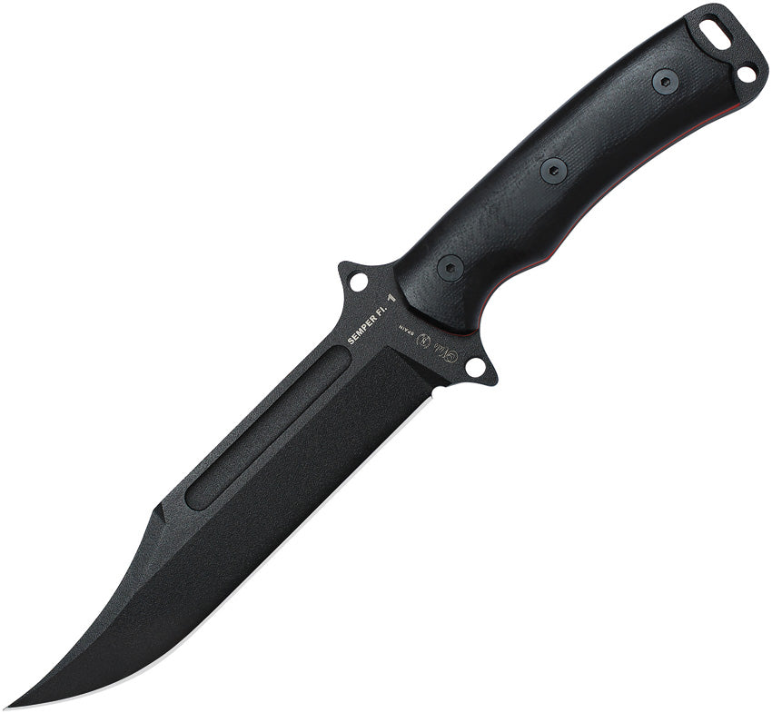 Nieto Semper Fi 1 Fixed Blade Black 143-N