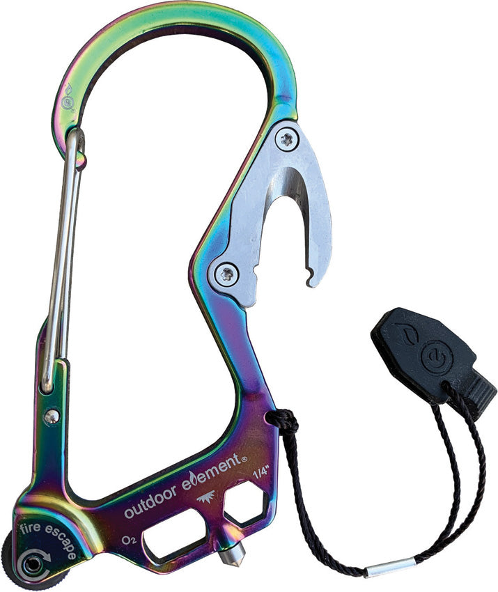 Outdoor Element Fire Escape Carabiner Aurora FEAUR