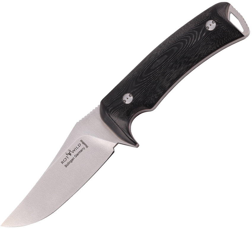 OTTER-Messer Rotwild Habicht Black Micarta RWF 02 B MI