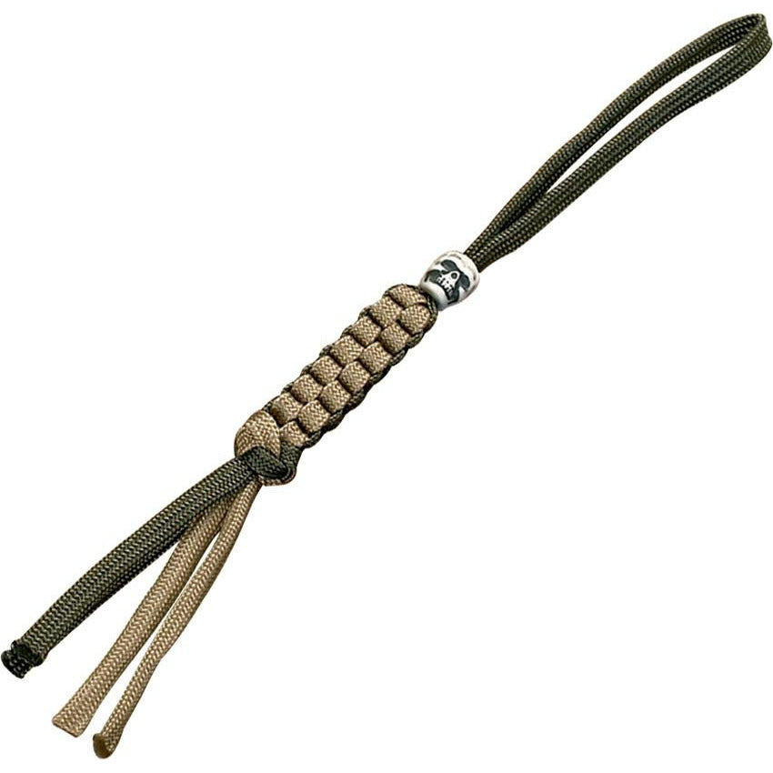 Parachute Cord Lanyard OD Green and Tan