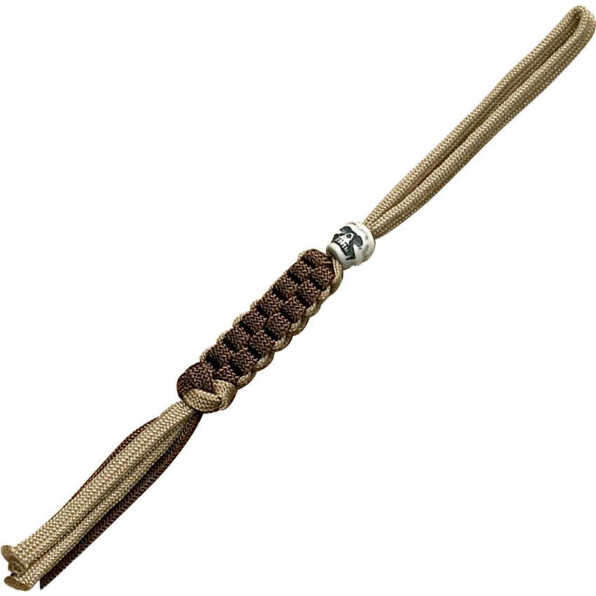 Parachute Cord Lanyard Tan and Brown
