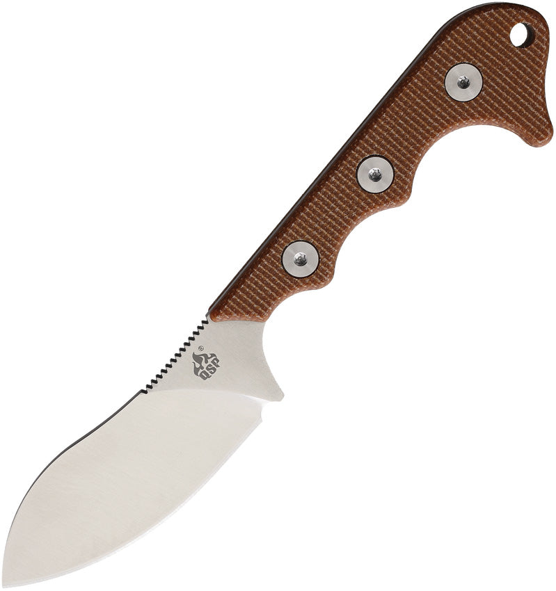 QSP Knife Neckmuk Neck Knife Brown QS125-E