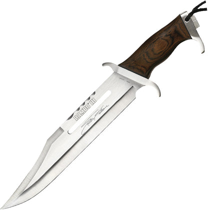 RAMBO knife Rambo 3 Signature Edition with wooden handle, 9297

