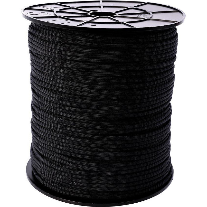 Atwood Rope MFG Parachute Cord Black Spool SS01 - BLACK