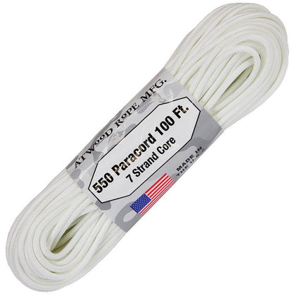 Atwood 1220H Parachute 100 ft Cord - White
