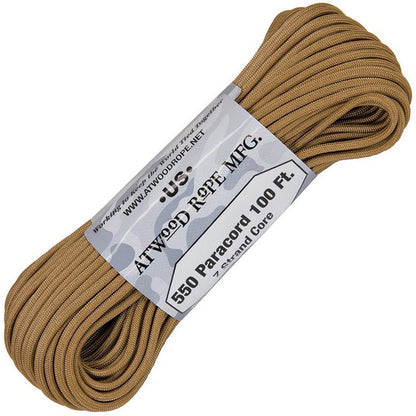 Atwood 1222H Parachute 100 ft Cord - Tan
