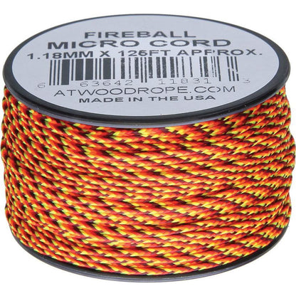 Atwood 1262 Fireball Micro Cord with Nylon Construction - 125Ft
