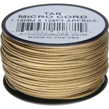 Atwood 1276 Tan Micro Cord with Nylon Construction - 125Ft
