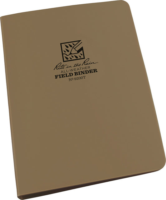 Rite in the Rain Ring Binder 1/2 inch Tan 9200T