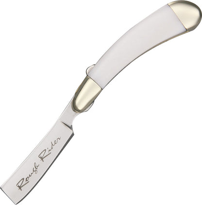 
Rough Rider 1363 Mini Razor Folding Pocket Knife with White Pearl Handle
