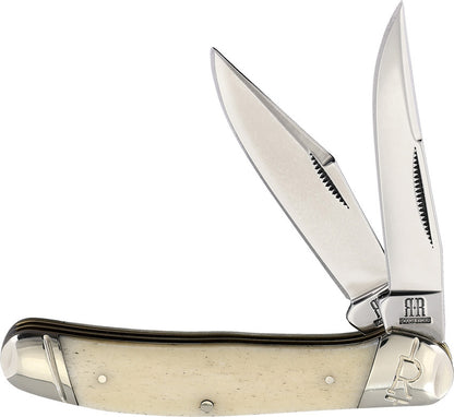 Rough Ryder Copperhead White Bone Pocket Knife UK