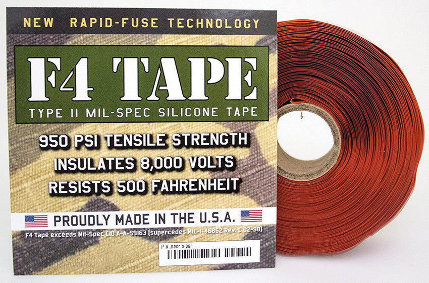 Rescue Tape F4 Mil-Spec Silicone Tape Red F4 TAPE RED OXIDE