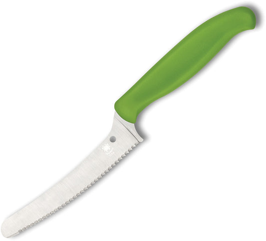 Spyderco Z-Cut Kitchen Knife Green K13SGN