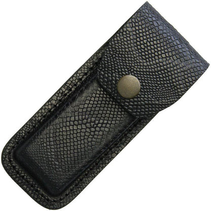 Sheaths 1205 Fits 4.5 to 5.25 Inch Snake Pattern Belt Sheath with Leather Construction
