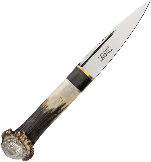 J. Adams Sheffield England Sgian Dhu Crown Stag SGIANDHU CROWNSTAG&BUFFALOLEAT