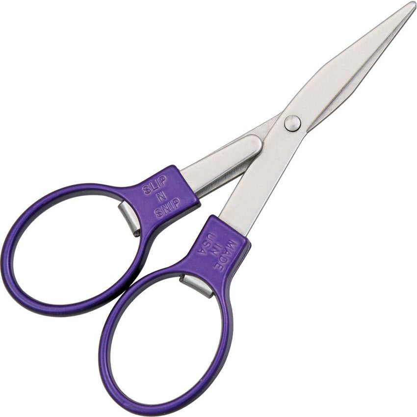 Snap Scissors Slip-N-Snip Scissors Purple