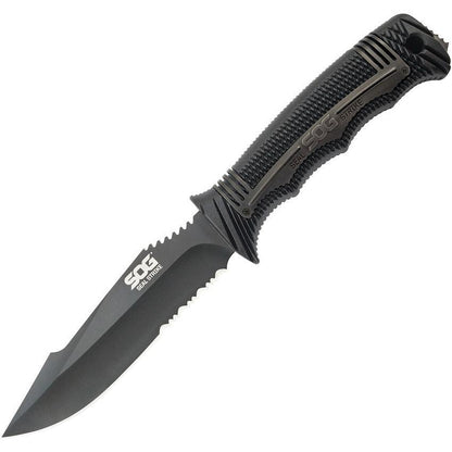 SOG Seal Strike Black, Deluxe sheath SS1003-CP
