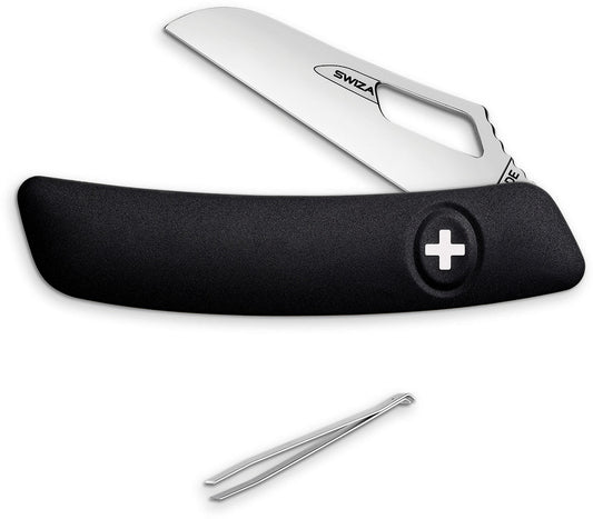 Swiza Garden Floral Knife Black KGR.0900.1010