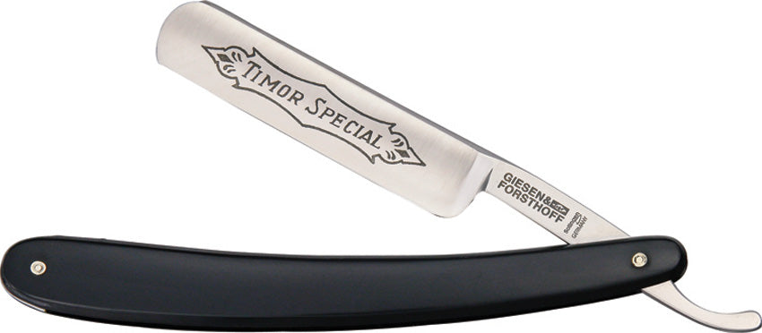 Giesen & Forsthoff Straight Razor Black Plastic 150 STAINLESS 5/8