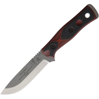 TOPS Knives B.O.B. Fieldcraft 154CM Red/Black G10 BROS-154-RB bushcraft knife
