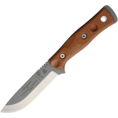 TOPS Knives B.O.B. Fieldcraft 154CM Tan Canvas Micarta BROS-154-TC
