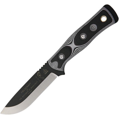 TOPS Knives B.O.B. Fieldcraft 154CM White/Black G10 BROS-154-WB bushcraft knife
