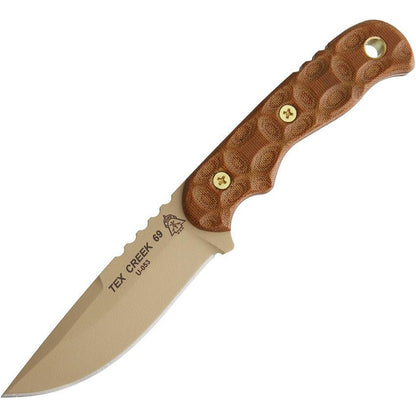 TOPS Tex Creek 69 Tan Blade/Handle TEX-69