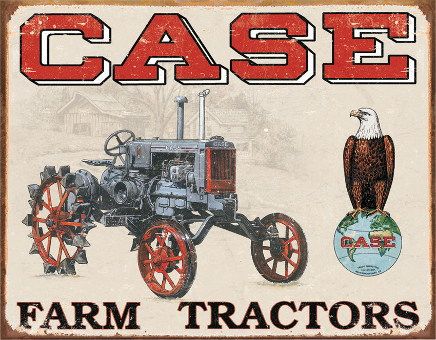 Tin Signs Case Tractor - CC High 1230