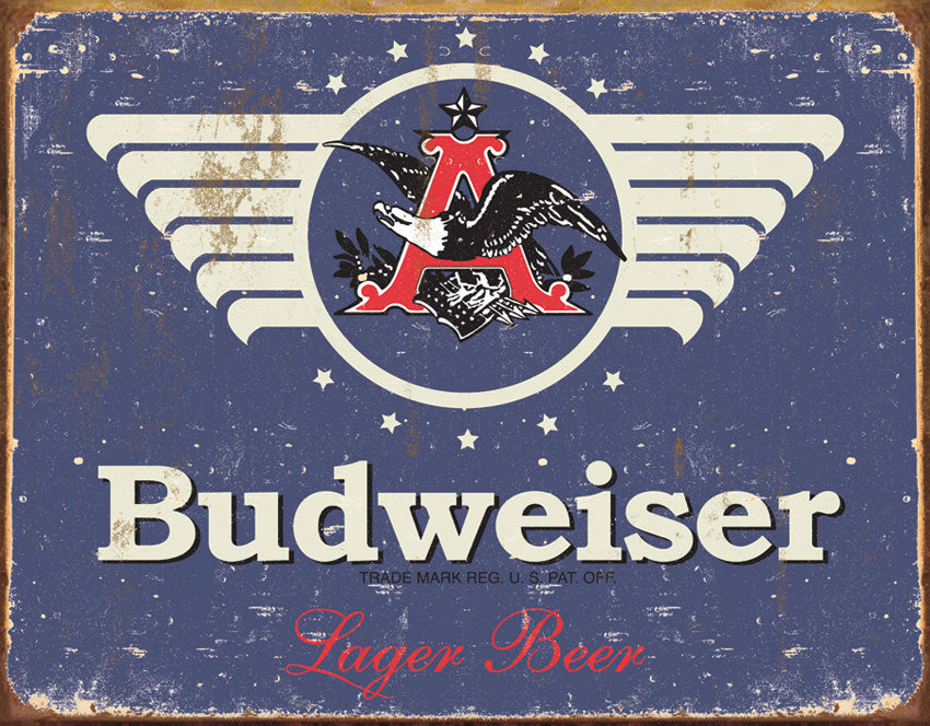 Tin Signs Budweiser 1936 Weathered 1383