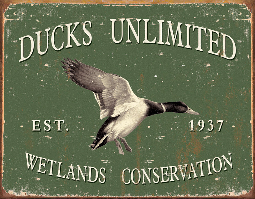 Tin Signs Ducks Unlimited -Since 1937 1388