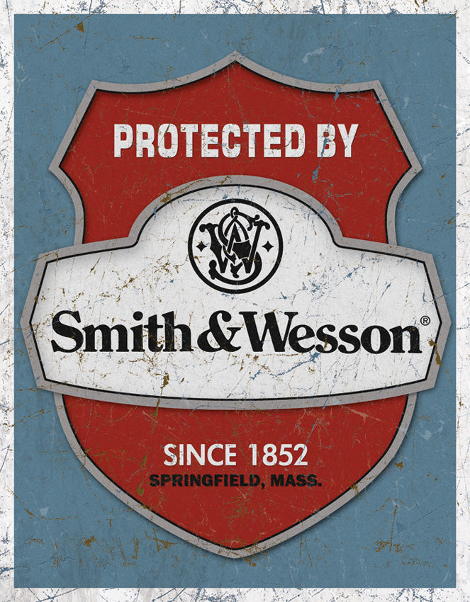 Tin Signs Protected By S&W 1682
