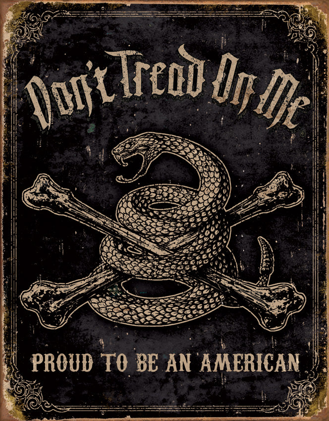 Tin Signs DTOM Proud American 1692