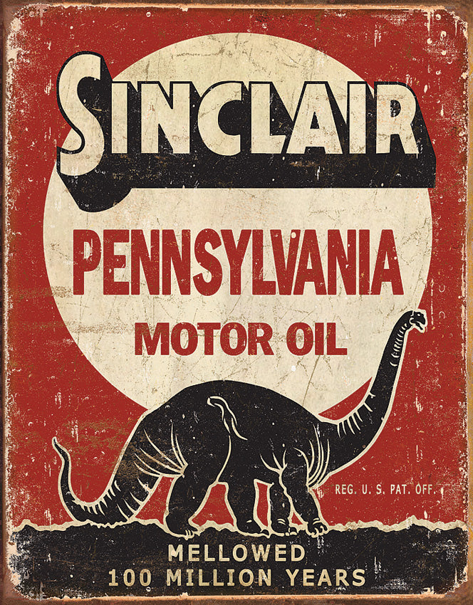 Tin Signs Sinclair Motor Oil Sign 1741