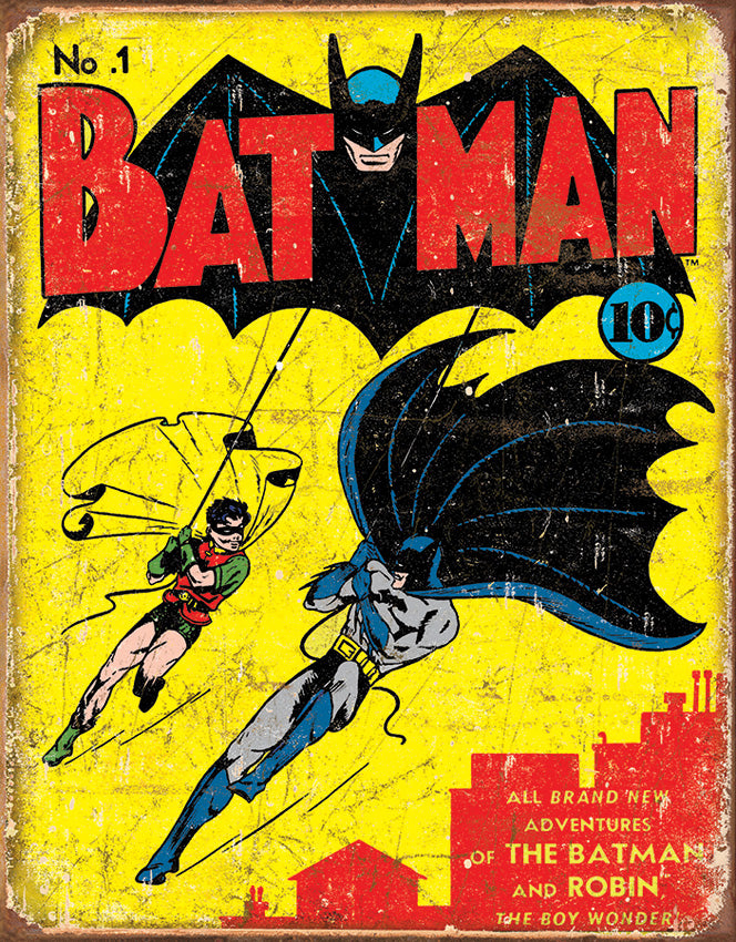 Tin Signs Batman #1 Cover 1966