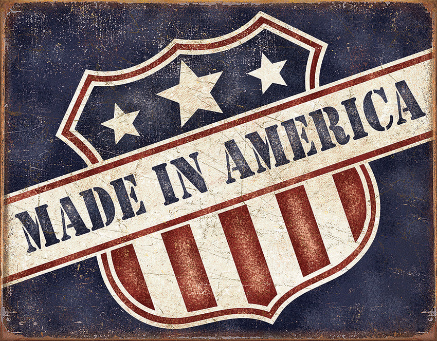 Tin Signs Made In America 2119