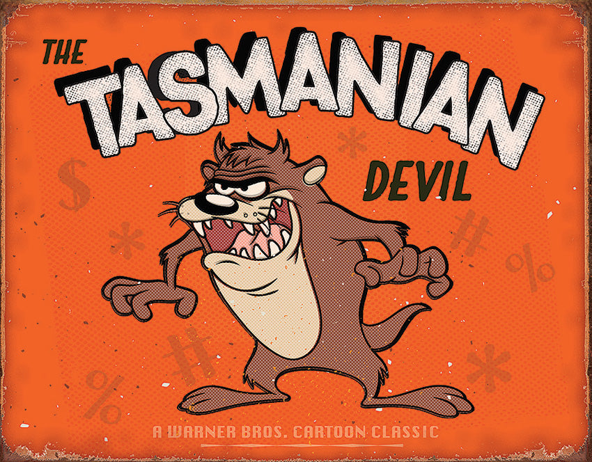 Tin Signs Tasmanian Devil 2180
