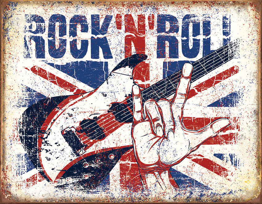 Tin Signs Rock N Roll Sign 2194