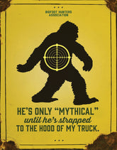Tin Signs Sasquatch Mythical Sign 2414