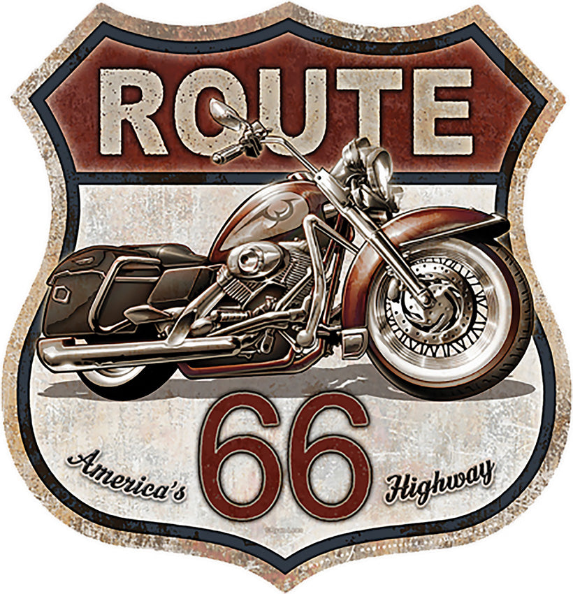 Tin Signs Route 66 Shield Sign 2416