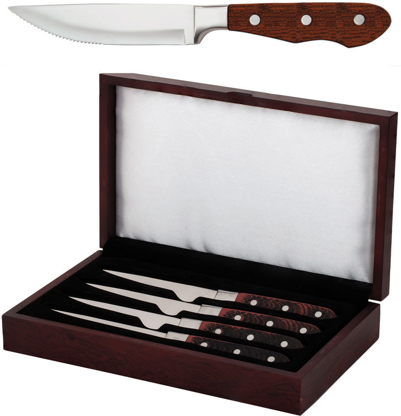 Utica Hunter Steak Knife Set 75-940528S4