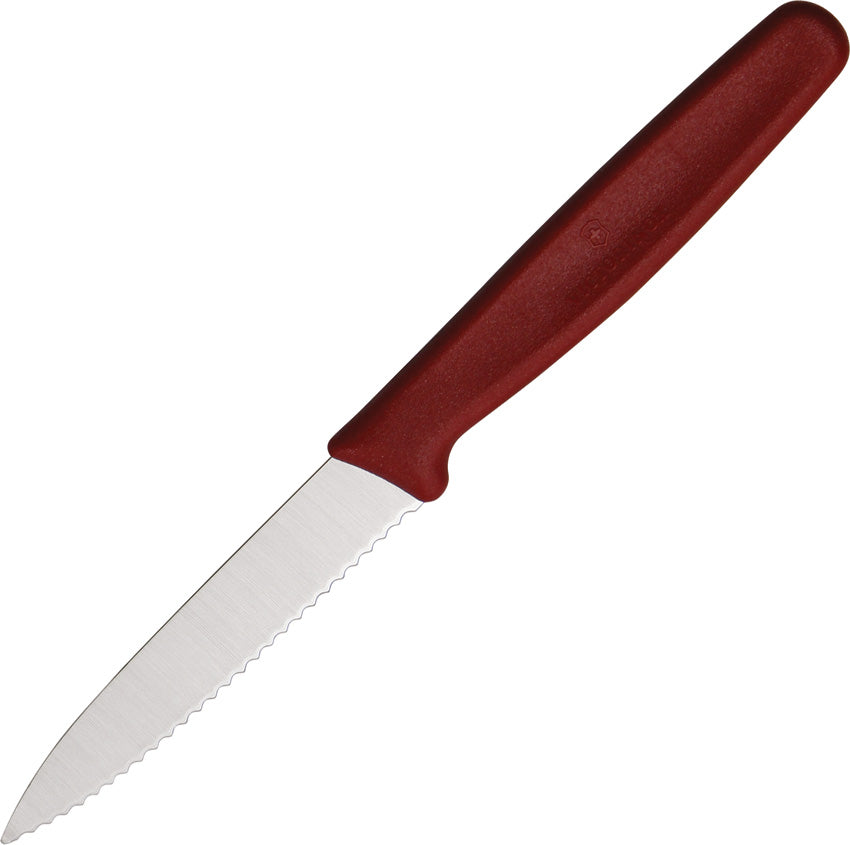Victorinox Paring Knife Red Serrated 6.7631