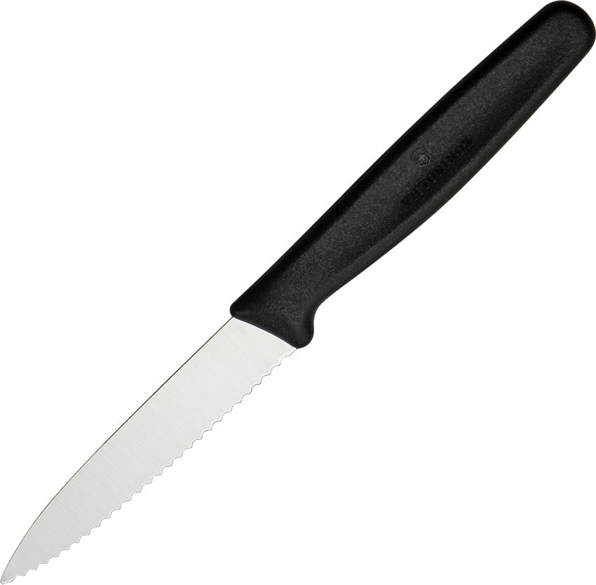 Victorinox Paring Knife Serrated Black 6.7633